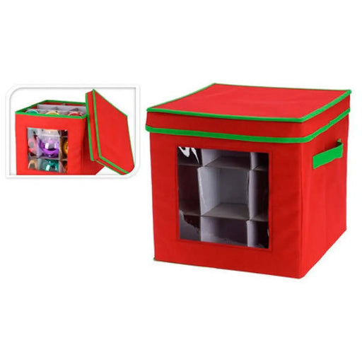 КОЛЕДНА КУТИЯ ЗА ИГРАЧКИ ЗА ЕЛХА 33X33X3CM 529001550
