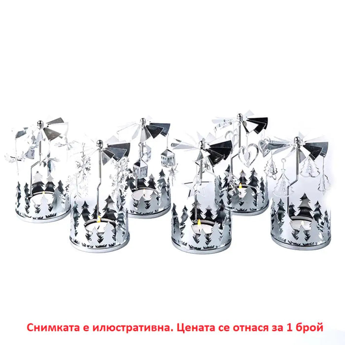 КОЛЕДНА ПОСТАВКА ЗА СВЕЩ ВЪРТЕЛЕЖКА ACC004970