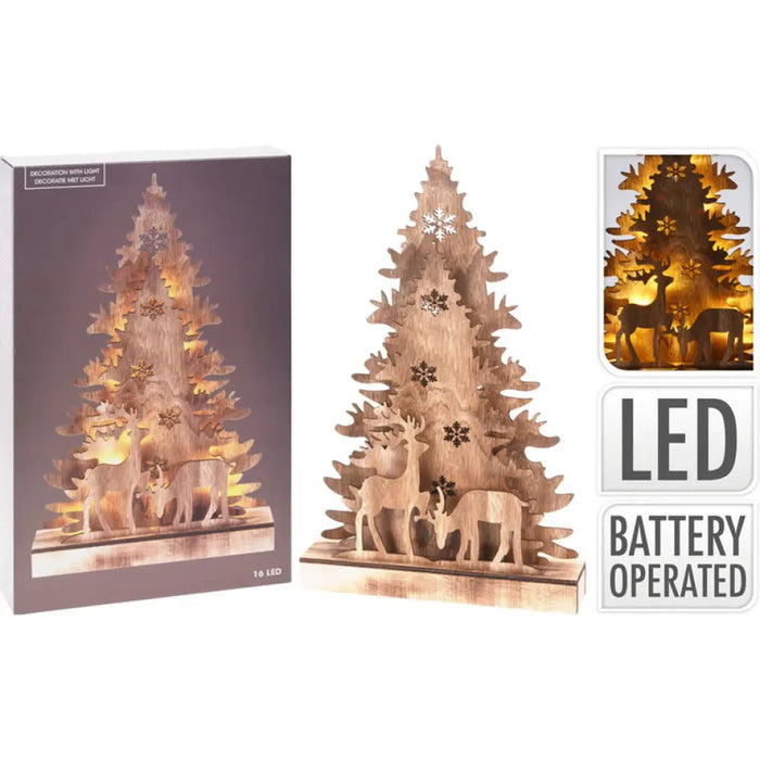 КОЛЕДНА СЦЕНА 3D 16LED AXZ201530