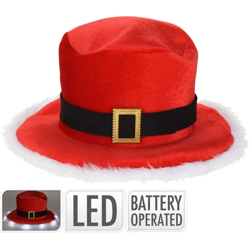 КОЛЕДНА ШАПКА 36X16CM LED