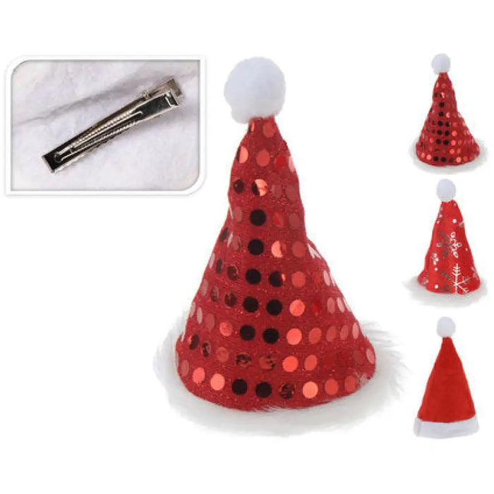 КОЛЕДНА ШАПКА С КЛИПС Ф7Х14CM AAF201760