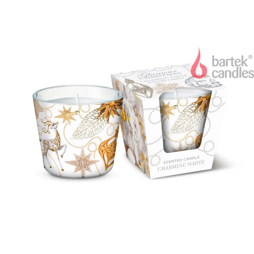 КОЛЕДНА СВЕЩ В ЧАША BARTEK GLAMOUR CHRISTMAS