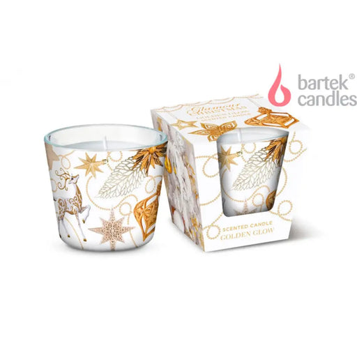 КОЛЕДНА СВЕЩ В ЧАША BARTEK GLAMOUR CHRISTMAS