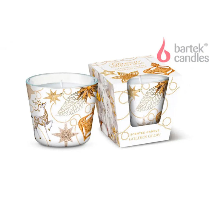 КОЛЕДНА СВЕЩ В ЧАША BARTEK GLAMOUR CHRISTMAS