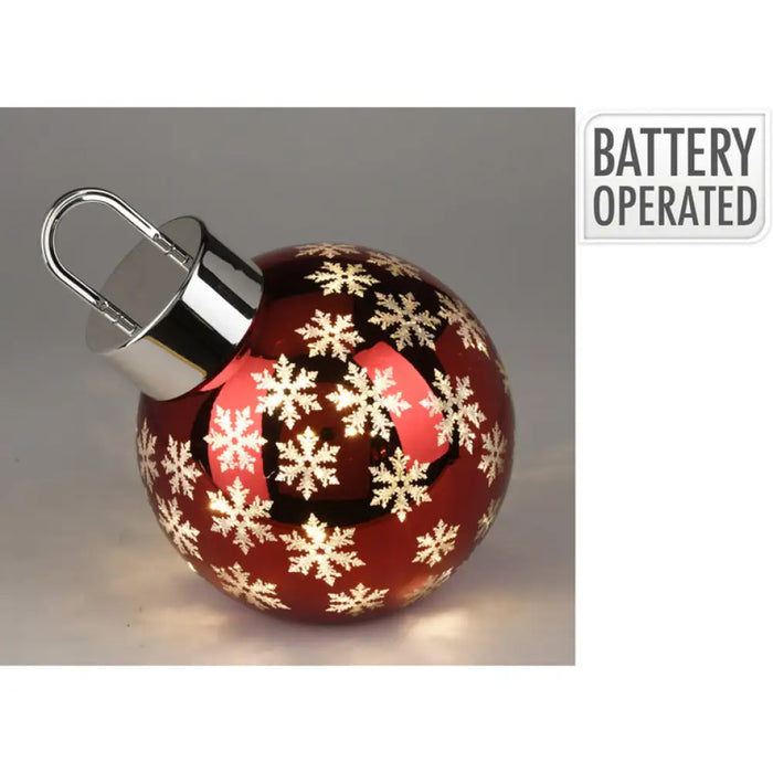 КОЛЕДНА ТОПКА 20CM 20LED ABR823930