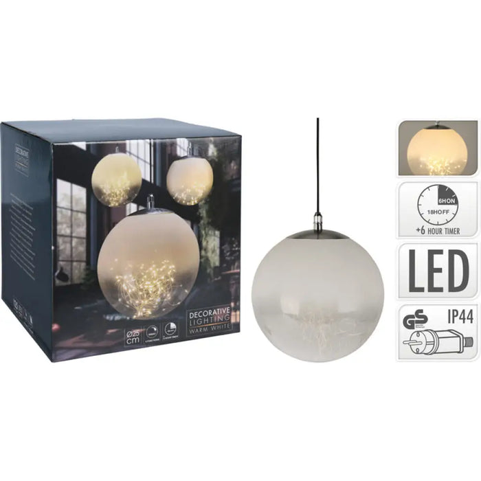 КОЛЕДНА ТОПКА 25CM 125LED AX5322410