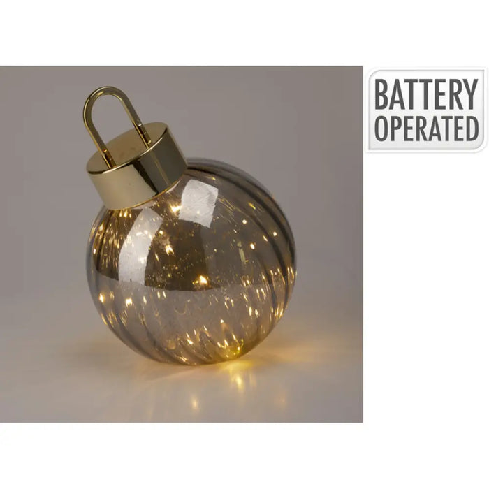 КОЛЕДНА ТОПКА LED 20CM ABR220290