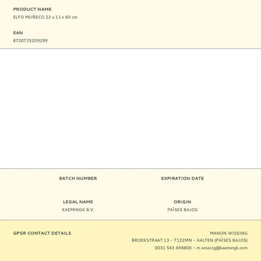 Коледна Украса Decoris Елф 22 X 11 X 60 CM