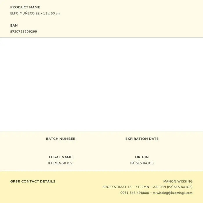 Коледна Украса Decoris Елф 22 X 11 X 60 CM