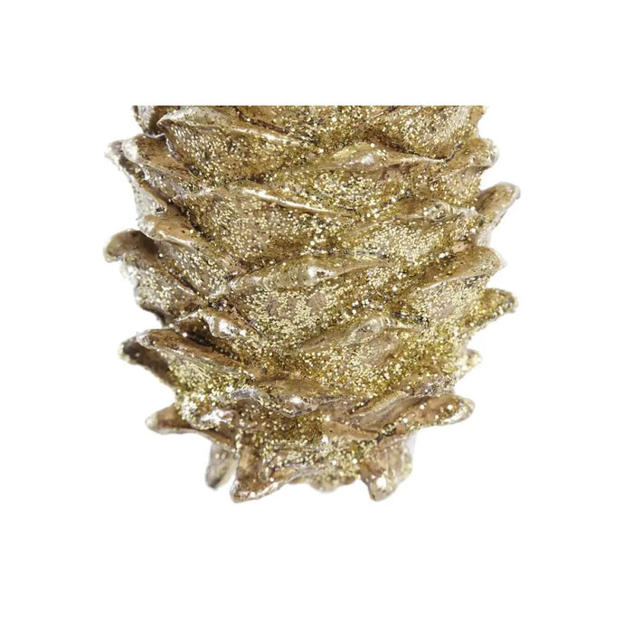 Коледна Украса DKD Home Decor Ананас Смола (13 x 7,5 x 7,5