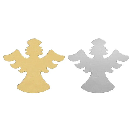 Коледна Украса DKD Home Decor Ангел (2 броя)