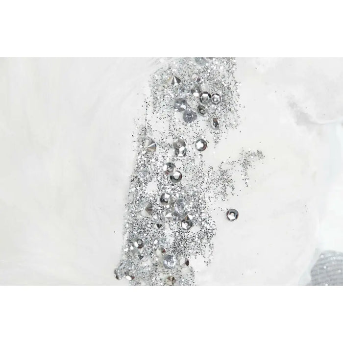 Коледна Украса DKD Home Decor Бял Катерица 22 x 11 x 22 cm