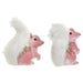 Коледна Украса DKD Home Decor Бял Розов Катерица 20 x 11 x