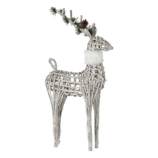 Коледна Украса DKD Home Decor Бял 53 x 19 x 90 cm LED