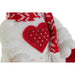 Коледна Украса DKD Home Decor Бял Червен 24 x 14 x 30,5 cm