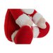 Коледна Украса DKD Home Decor Бял Червен 24 x 14 x 30,5 cm