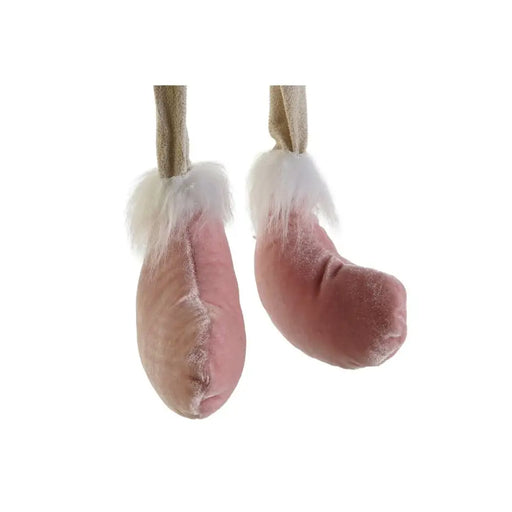 Коледна Украса DKD Home Decor Бял Кафяв Розов Царица 17 x