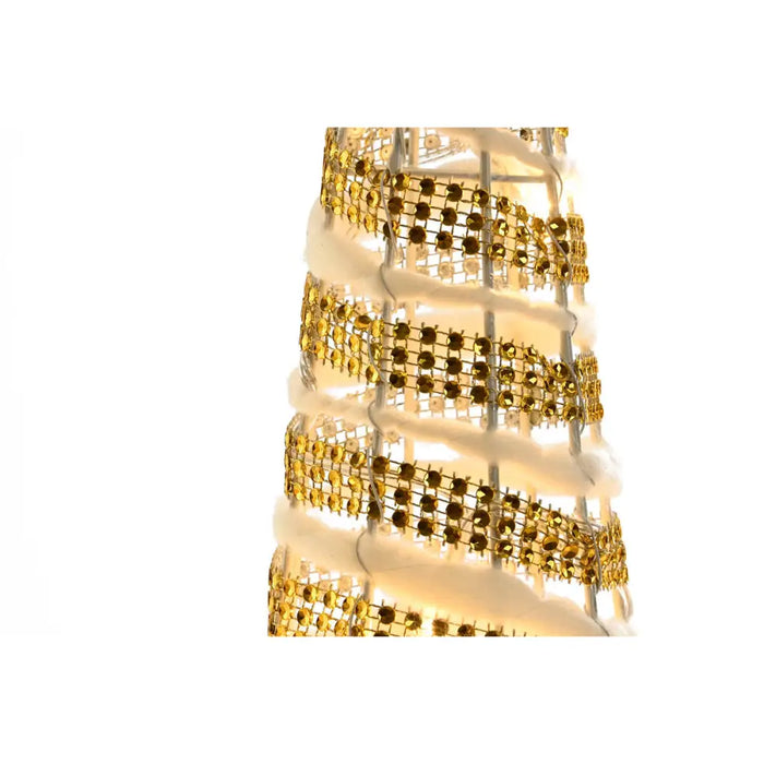 Коледна Украса DKD Home Decor Бял Златен 20 x 20 x 80 cm (3