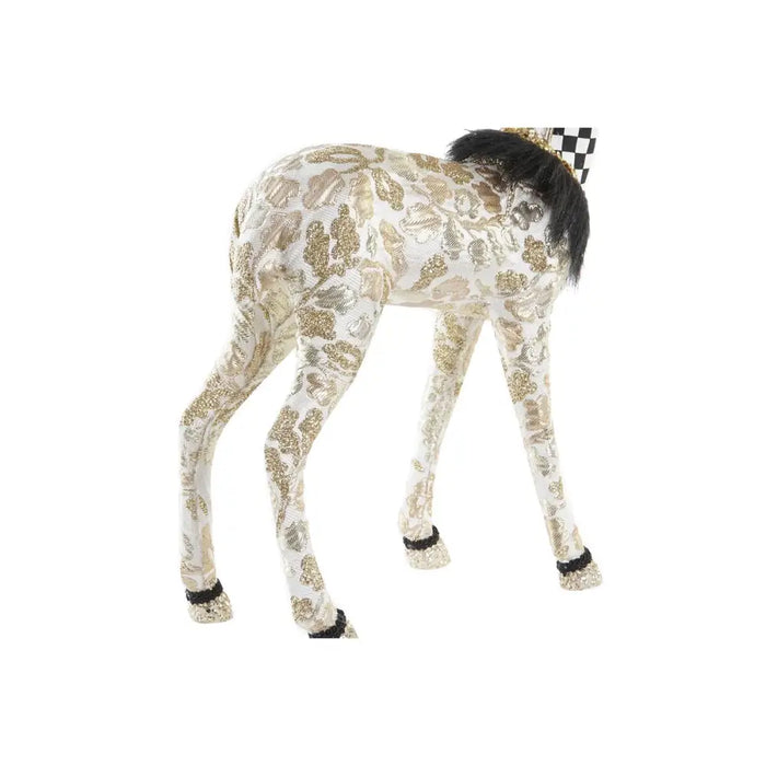 Коледна Украса DKD Home Decor Черен Златен Царица 35 x 18 x