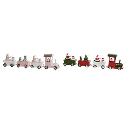 Коледна Украса DKD Home Decor Червен Зелен 35,5 x 5 x 8,8