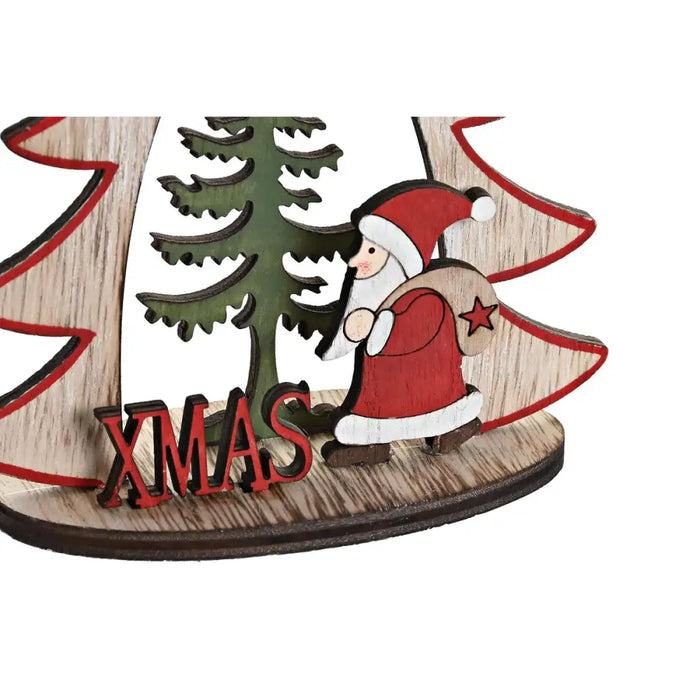 Коледна Украса DKD Home Decor Дървен (2 броя) (14 x 6 x 18