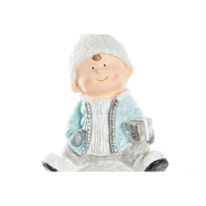 Коледна Украса DKD Home Decor Деца Магнезиев (21,5 x 20 x