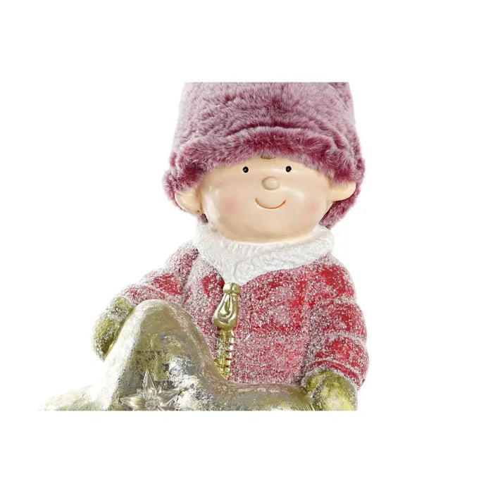 Коледна Украса DKD Home Decor Деца Магнезиев (25,5 x 18,5 x