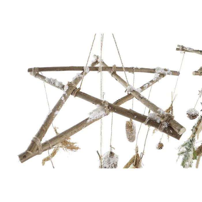 Коледна Украса DKD Home Decor Дървен (2 броя) (41 x 41 x 40