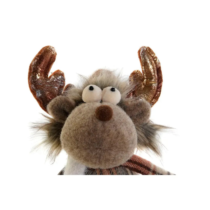 Коледна Украса DKD Home Decor Кафяв Царица 14 x 12 x 35 cm