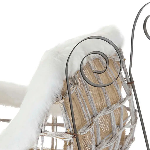 Коледна Украса DKD Home Decor LED Светлина Шейна Бял 90 x