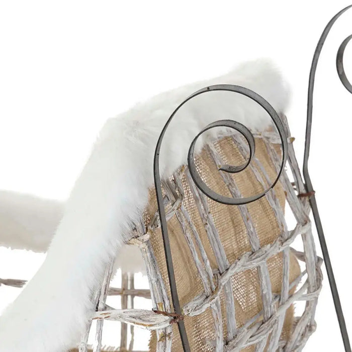 Коледна Украса DKD Home Decor LED Светлина Шейна Бял 90 x