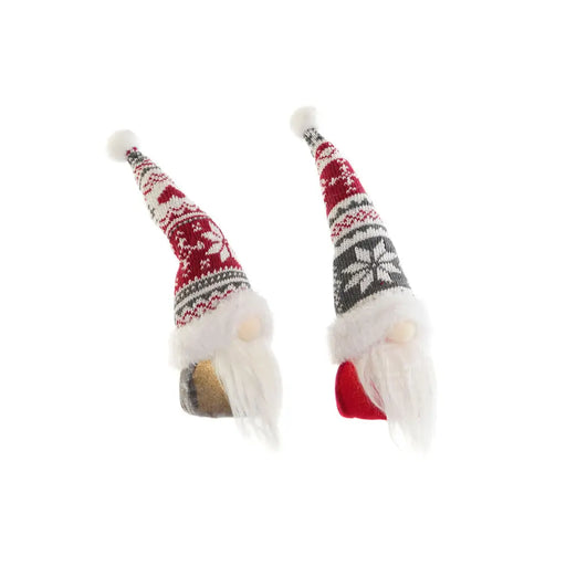 Коледна Украса DKD Home Decor Многоцветен Гном 7 x 7 x 25