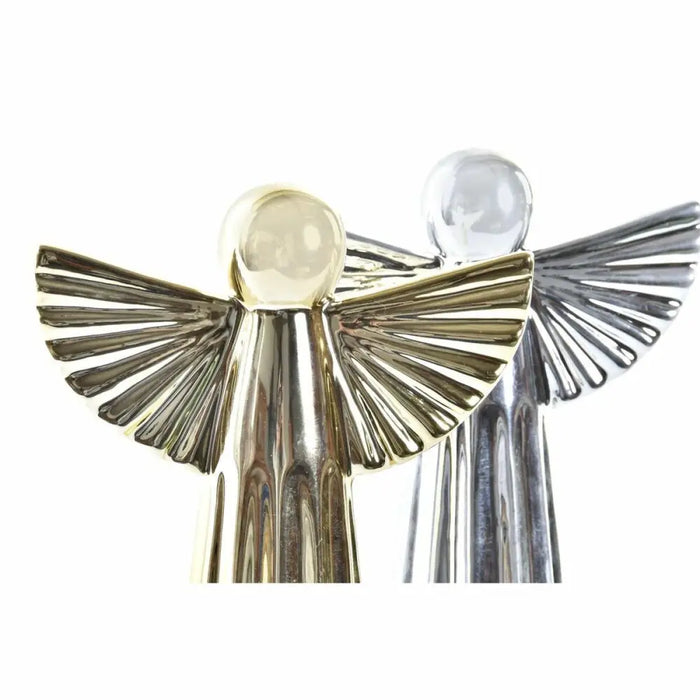 Коледна Украса DKD Home Decor Порцелан Ангел (13 x 5 x 17