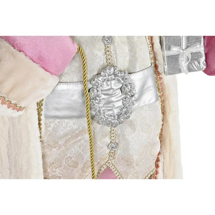 Коледна Украса DKD Home Decor Сив Розов PVC Дървен 60 x 50