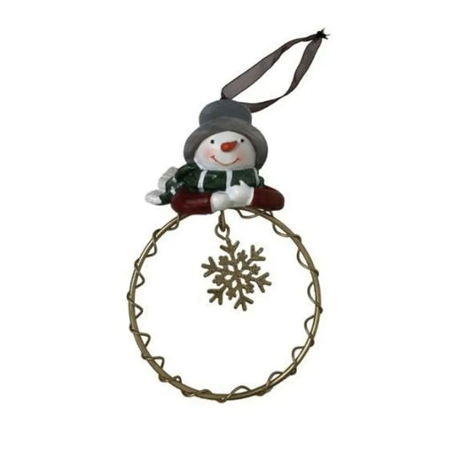 Коледна Украса DKD Home Decor Смола Кръгове (9 x 3 x 13,5