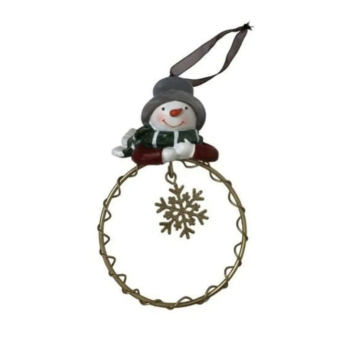 Коледна Украса DKD Home Decor Смола Кръгове (9 x 3 x 13,5