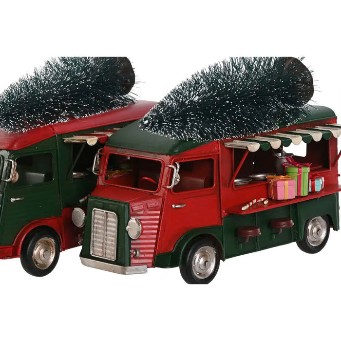 Коледна Украса Home ESPRIT Червен Зелен 26 x 14,5 x 20 cm