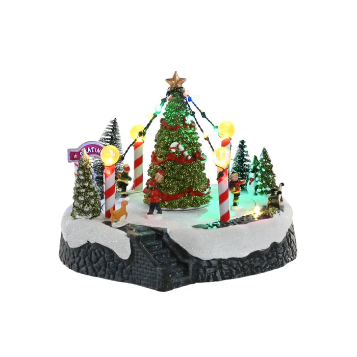 Коледна Украса Home ESPRIT Многоцветен Музикален