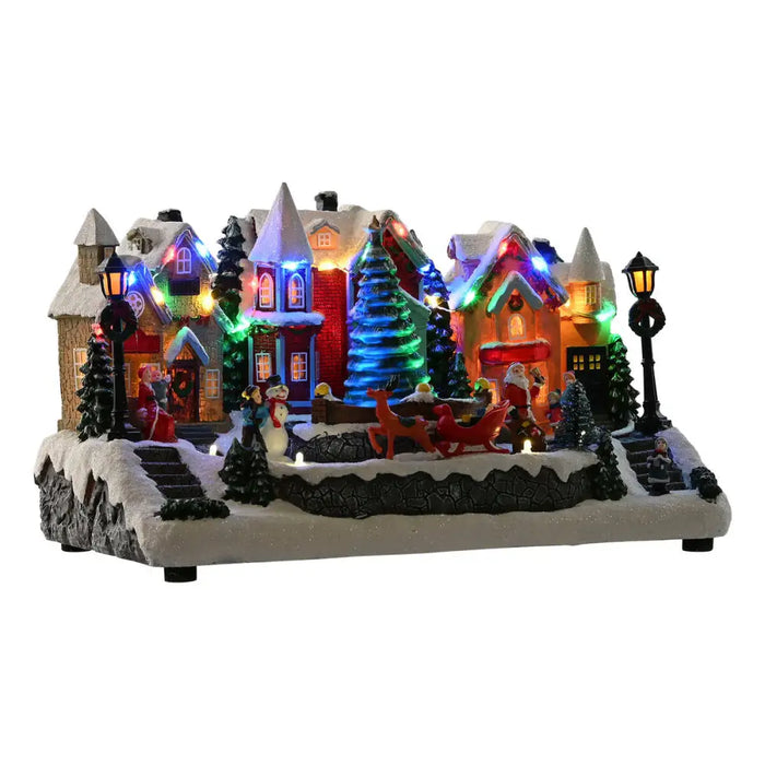 Коледна Украса Home ESPRIT Многоцветен Музикален 32 X 18,5
