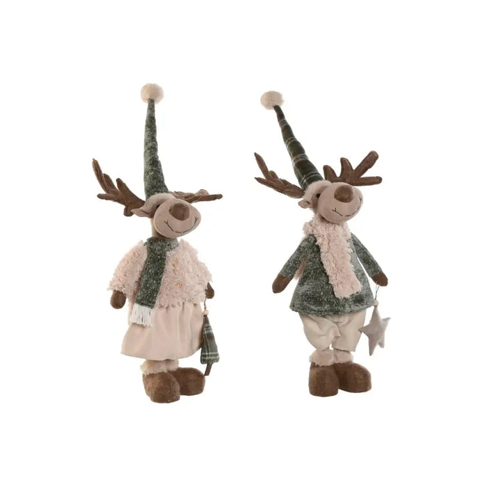 Коледна Украса Home ESPRIT Зелен Бежов Царица 29 x 16 x 60