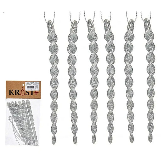 Коледна Украса Krist+ 91737 91737 Сребрист Пластмаса
