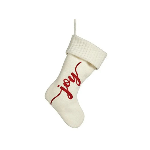 Коледна Украса Krist+ FG09-PX21418C Joy Бял Червен Плат