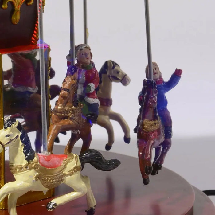 Коледна Украса Lumineo Въртележка 24 x 24 x 25 cm Светлина