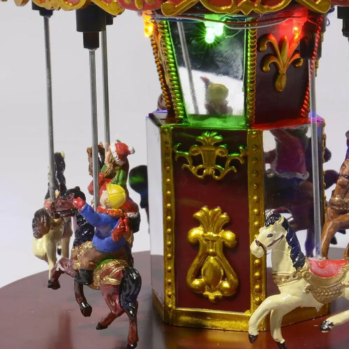 Коледна Украса Lumineo Въртележка 24 x 24 x 25 cm Светлина