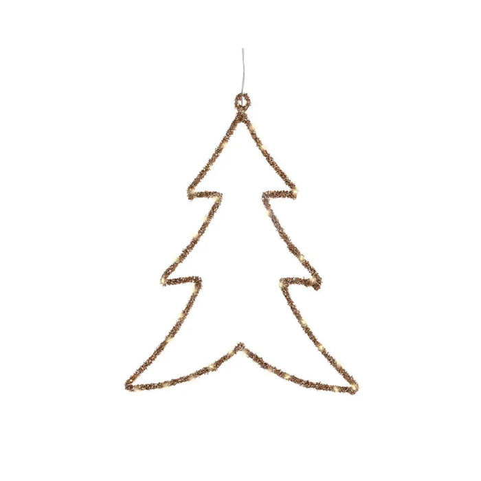 Коледна Украса Lumineo Златен Метал 34 x 46 cm