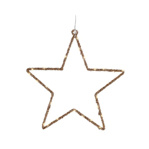 Коледна звезда Lumineo Златен 38 x 38 cm