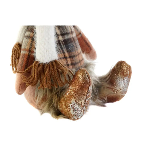 Коледна Украса DKD Home Decor Кафяв Царица 13 x 12 x 25 cm