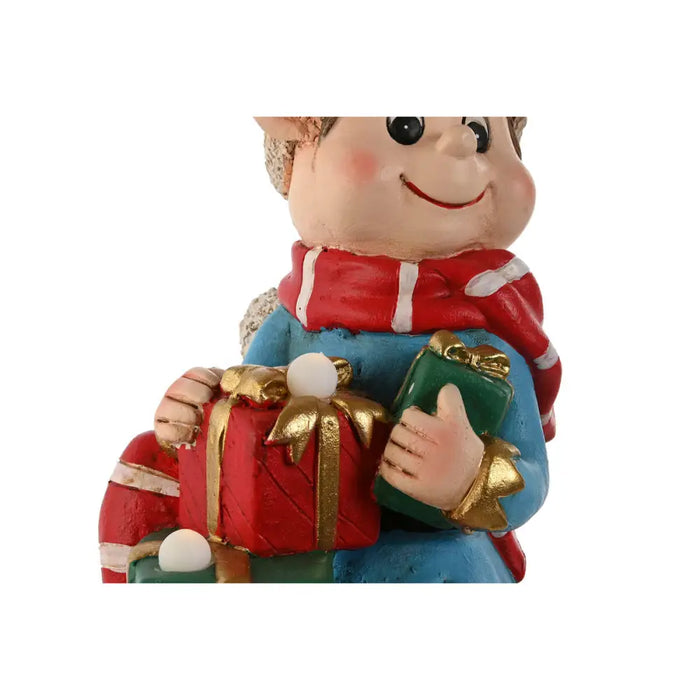 Коледна Украса Home ESPRIT Червен Зелен Многоцветен 33 x 18