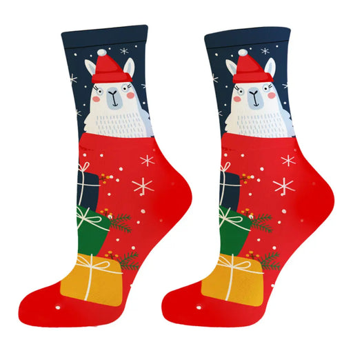 КОЛЕДНИ ЧОРАПИ ПАМУК ЛАМА 43-46 HAPPY FOOTOPIA