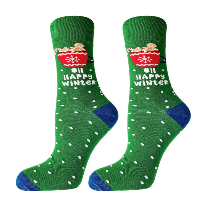 КОЛЕДНИ ЧОРАПИ ПАМУК ЧАША 35-38 HAPPY FOOTOPIA